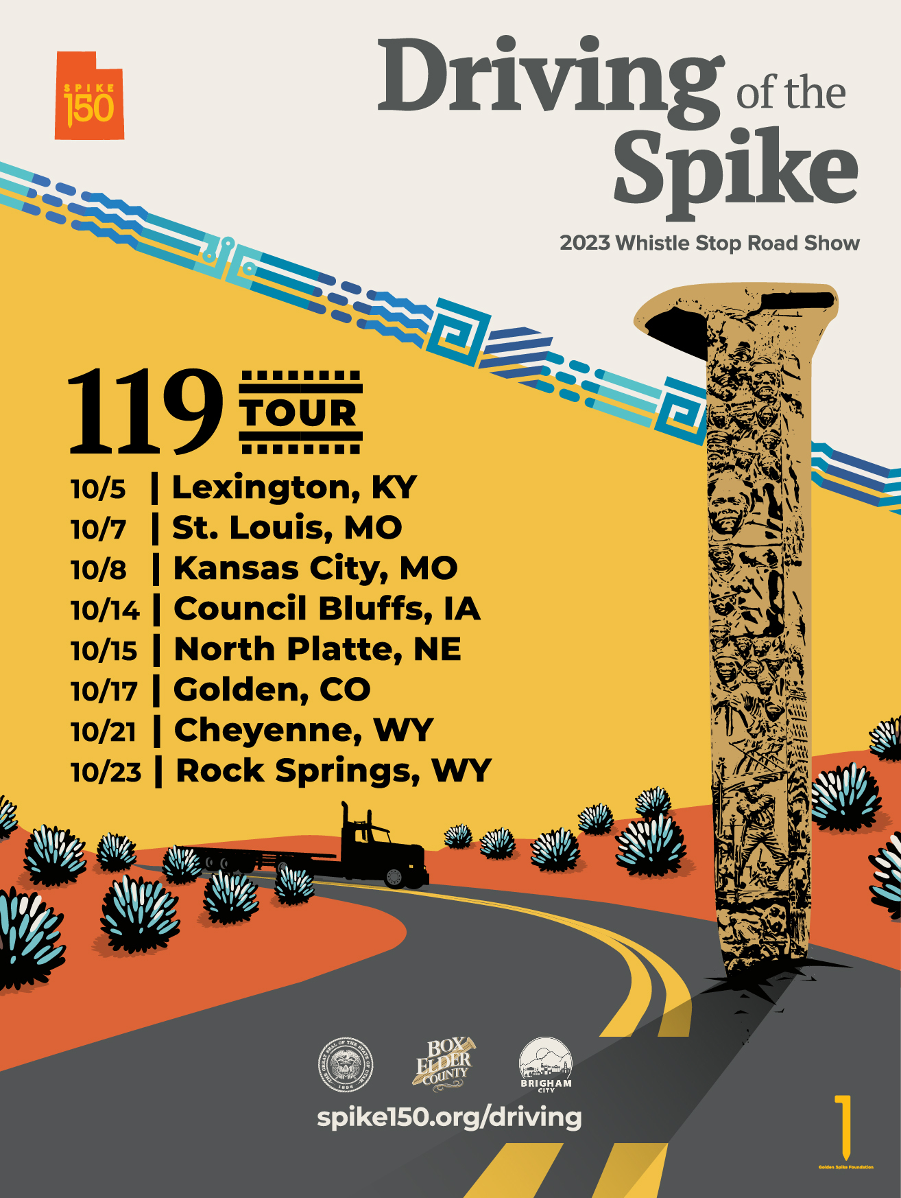 Spike150 Roadshow Tour Poster